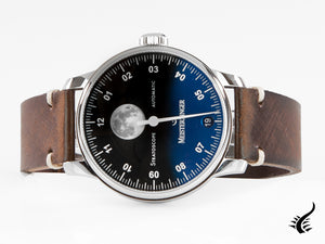 Meistersinger Stratoscope Automatic Watch, SW 220-1, 43 mm, Blue, ST982-SVSL02