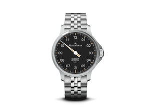 Meistersinger Unomat Automatic Watch, SW-400, 43 mm, Black, UN902
