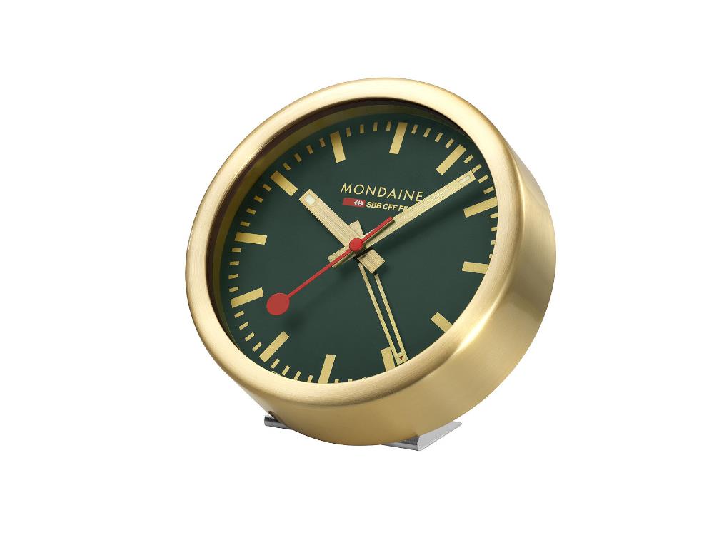 Mondaine Clocks Quartz Watch, Aluminium, Green, cm,