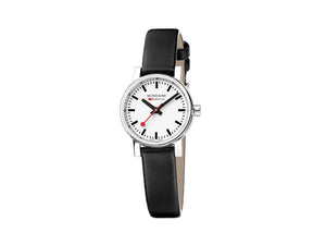 Mondaine SBB Evo2 Petite Quartz Watch, White, 26mm, Leather strap, MSE.26110.LB
