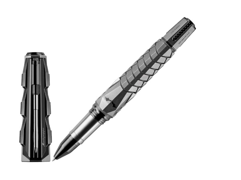 Montegrappa Batman Rollerball pen, Titanium, Limited Edition, ISB1NRTC