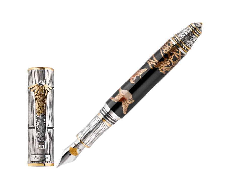 Montegrappa Kitcho Sparrow Fountain Pen, Limited Edition, ISKIN-05