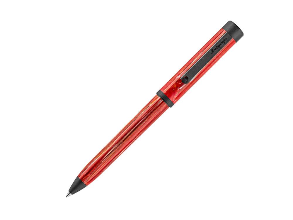 Montegrappa Zero Zodiac Aries Ballpoint pen, Red, Stainless PVD, ISZEZBIC-R3