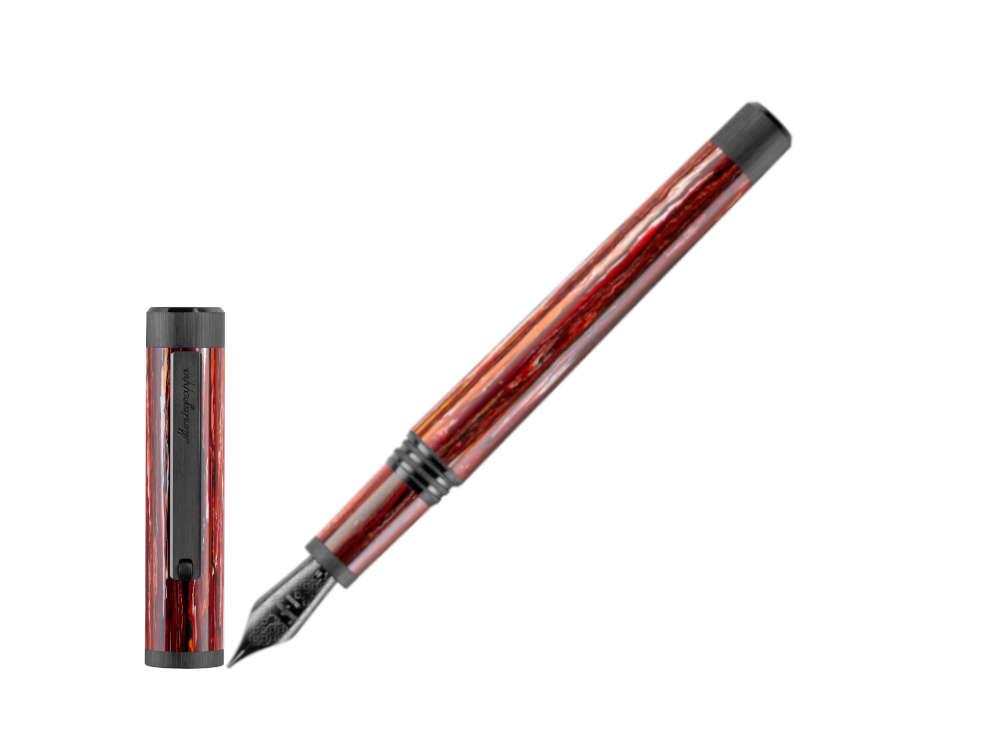 Montegrappa Zero Zodiac Scorpio Fountain Pen, Steel, ISZEZ-IC-R4