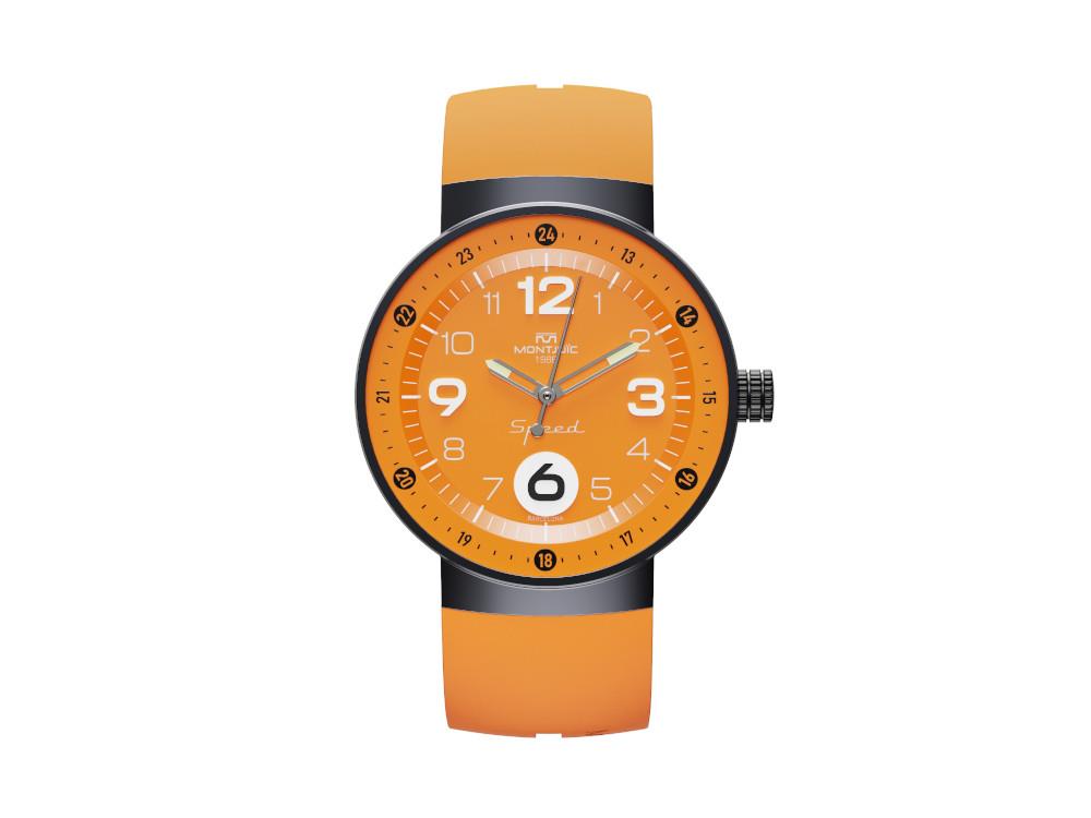 Montjuic Speed Special Racing Series Quartz Watch, Orange, 43 mm, MJ1.1712.B