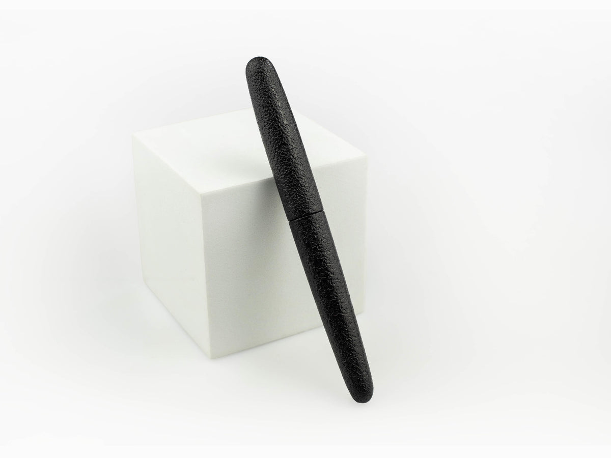 Nakaya Cigar Fountain Pen Portable, Kuro-Ishime, Ebonite, 14k Gold