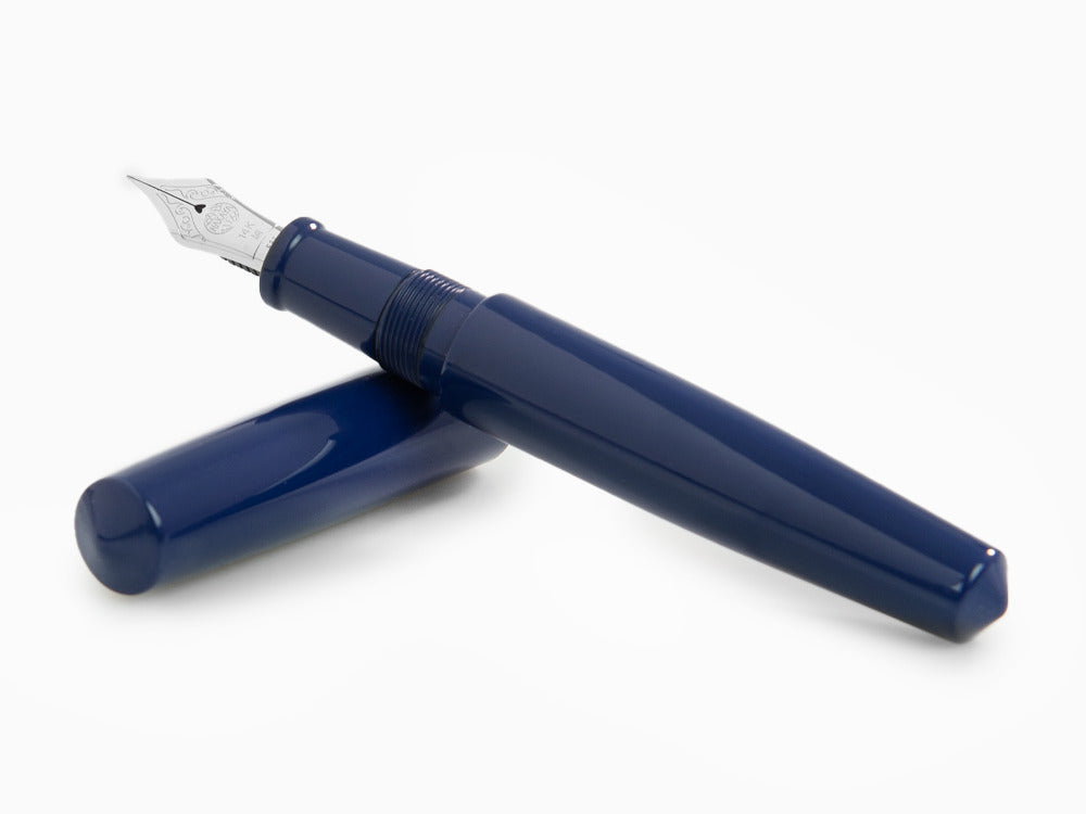 Nakaya Cigar Piccolo, Kikyo Fountain Pen, Ebonite, Urushi lacquer