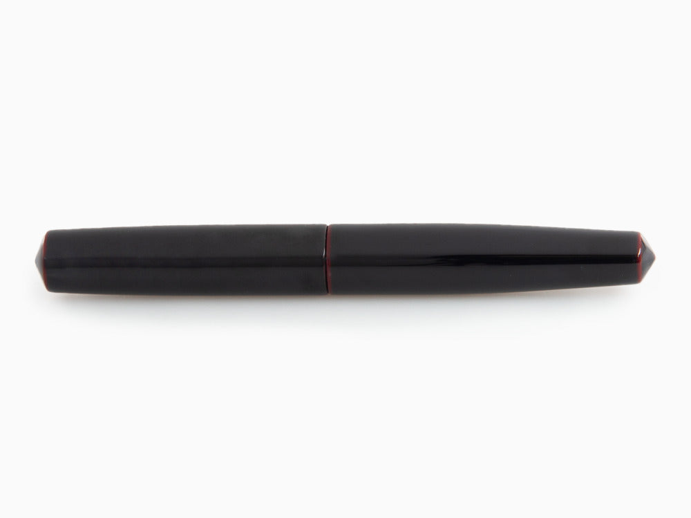 Nakaya Cigar Piccolo Fountain Pen, Kuro-Tamenuri, Ebonite, Elastic nib