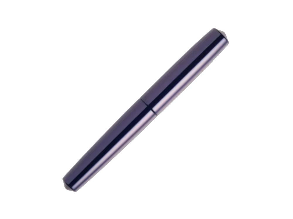 Nakaya Cigar Fountain Pen 160mm., Shobu, Ebonite, Rodhium