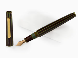 Nakaya Writer Fountain Pen Heki-Tamenuri, Decapod, Ebonite and Urushi