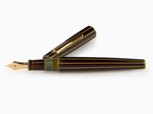 Nakaya Writer Fountain Pen Heki-Tamenuri, Decapod, Ebonite and Urushi