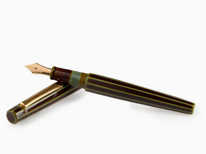 Nakaya Writer Fountain Pen Heki-Tamenuri, Decapod, Ebonite and Urushi