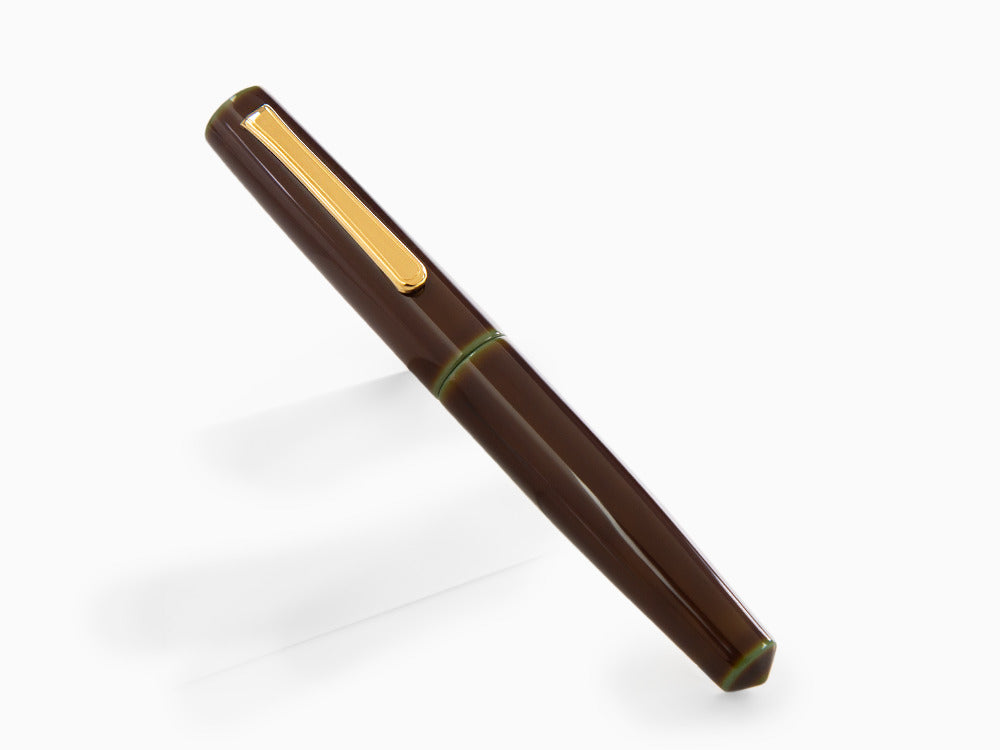Nakaya Writer Fountain Pen Heki-Tamenuri, Piccolo, Urushi lacquer, Gold