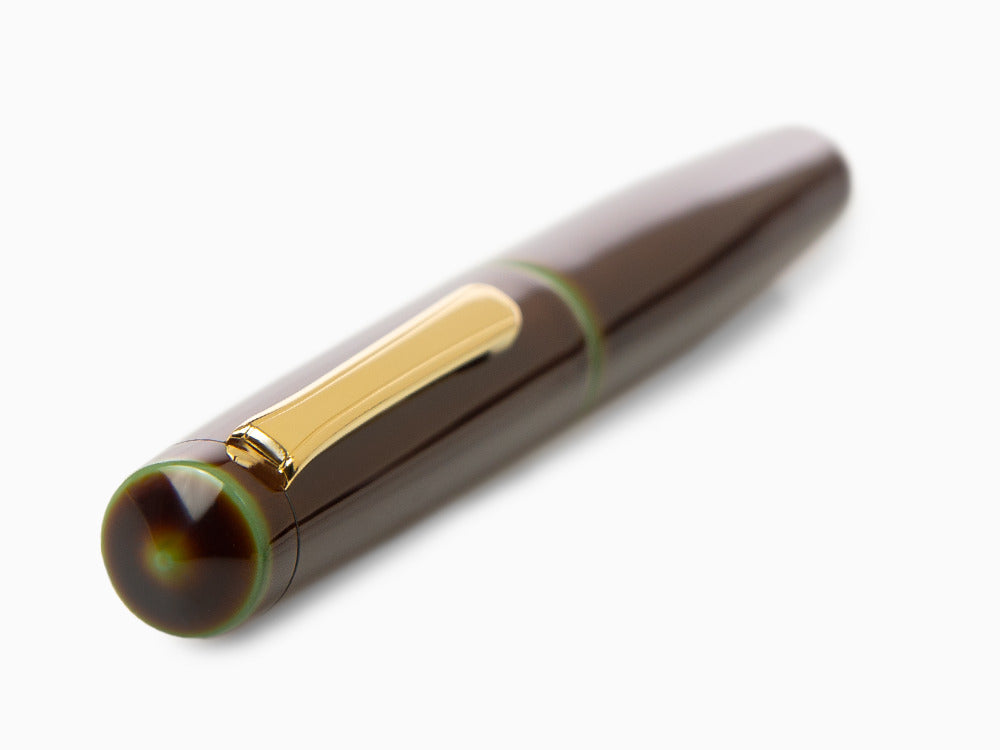 Nakaya Writer Fountain Pen Heki-Tamenuri, Piccolo, Urushi lacquer, Gold