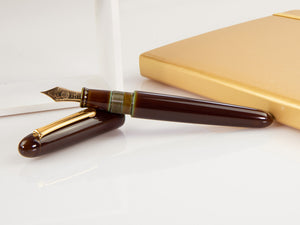 Nakaya Writer Heki-Tamenuri Fountain Pen, Portable, Urushi lacquer