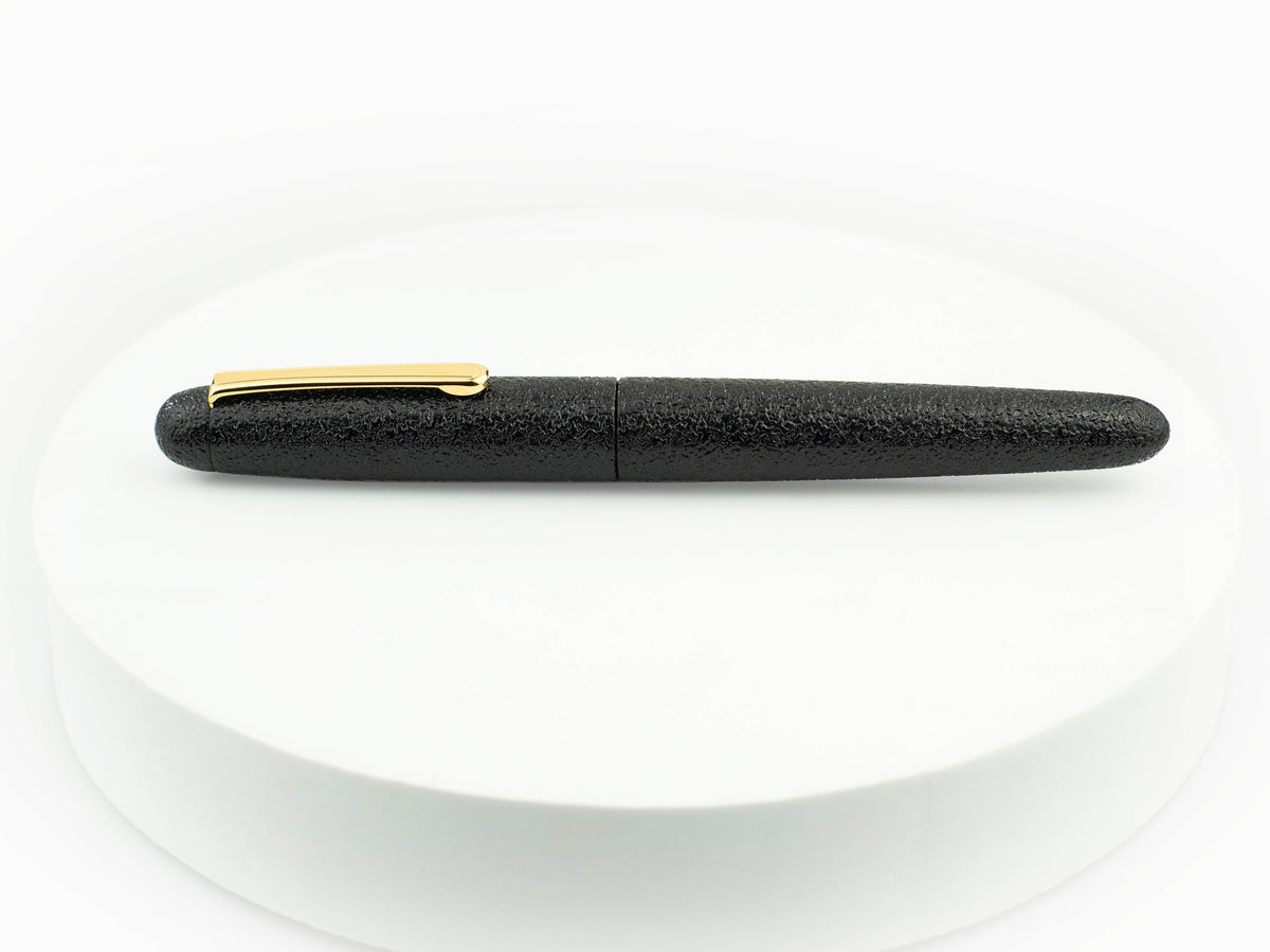 Nakaya Writer Fountain Pen Kuro-Ishime, Portable, 14k Gold,