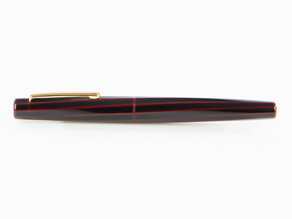 Nakaya Writer Fountain Pen, Kuro Tamenuri, Ebonite and Urushi lacquer