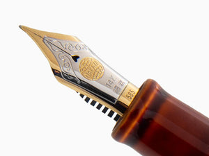 Nakaya Writer Fountain Pen Toki-Tamenuri, Portable, Ebonite, Bicolor nib