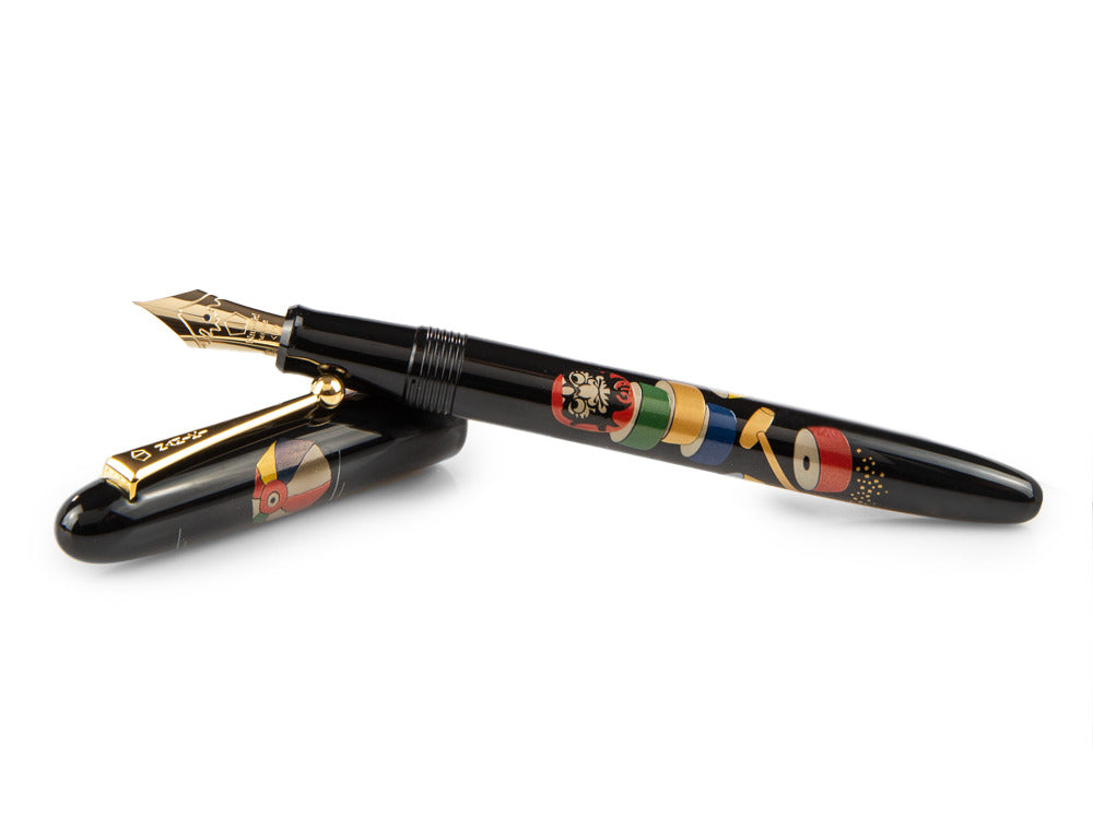 Namiki Nippon Art Toy-Darumaotoshi Fountain Pen, FN-5M-DAR