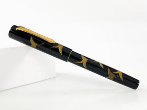 Namiki Chinkin Crane Fountain Pen, Urushi lacquer, FNVC-10M-T