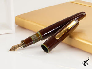 Nakaya Writer Heki-Tamenuri Fountain Pen, Portable, Urushi lacquer
