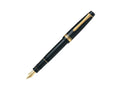 Pilot Justus 95 Fountain Pen, Resin, Gold plated, Black, FJ-3MR-NB-NT - Nib Flex F