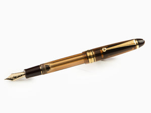 Pilot Custom 823 Amber Fountain Pen, Resin, Gold trim, 60556