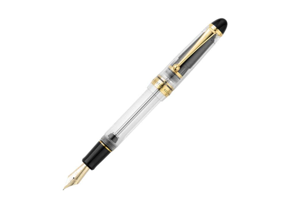 Pilot Custom 823 Fountain Pen, Gold trim, Transparent, 60564