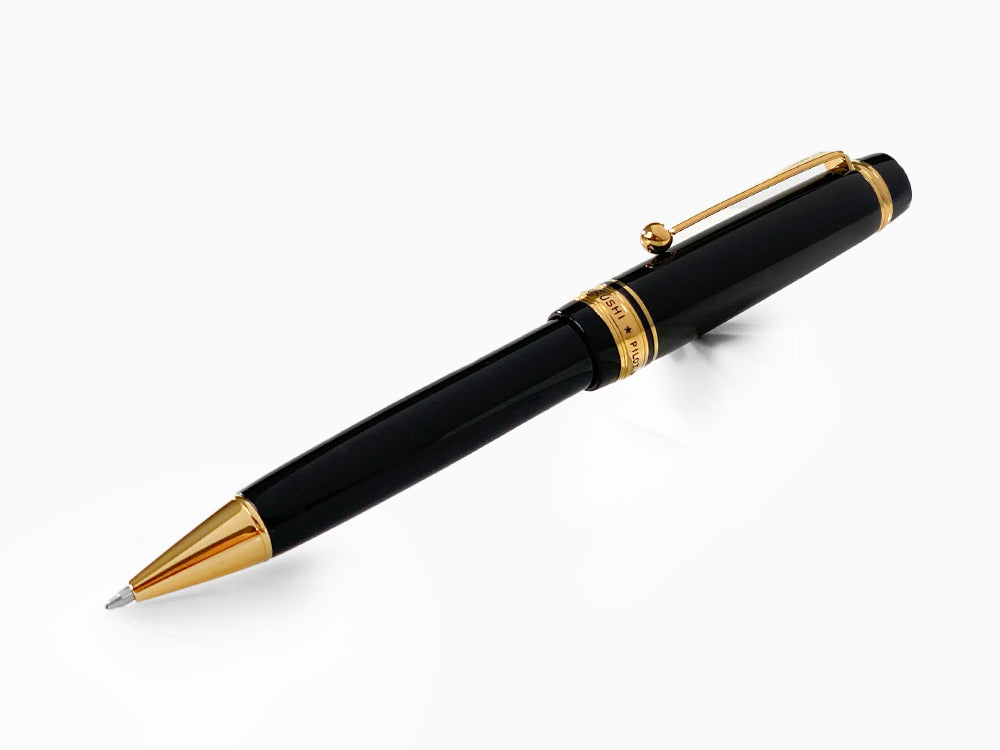 Pilot Custom Urushi Ballpoint pen, Ebonite, Gold plated, Black, BKV-45R-B