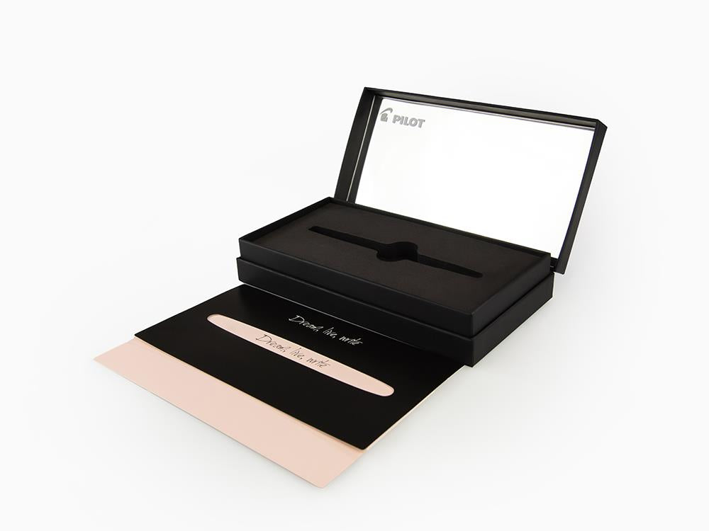 Pilot Capless Stripe Black Matte Fountain Pen, Lacquer, FC-2700RB-BM