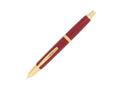 Pilot Retractable Fountain Pen, Gold, Red, "Capless" - Nib M