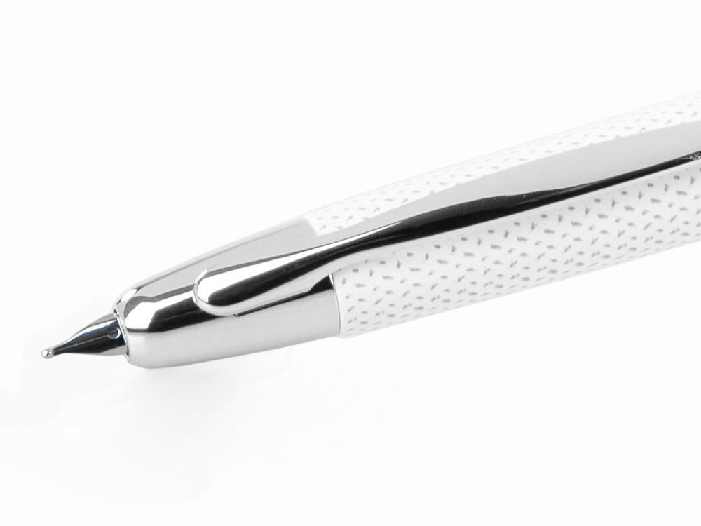 Pilot Capless Carbonesque Fountain Pen, White, FK-1500-GRAF-WHITE