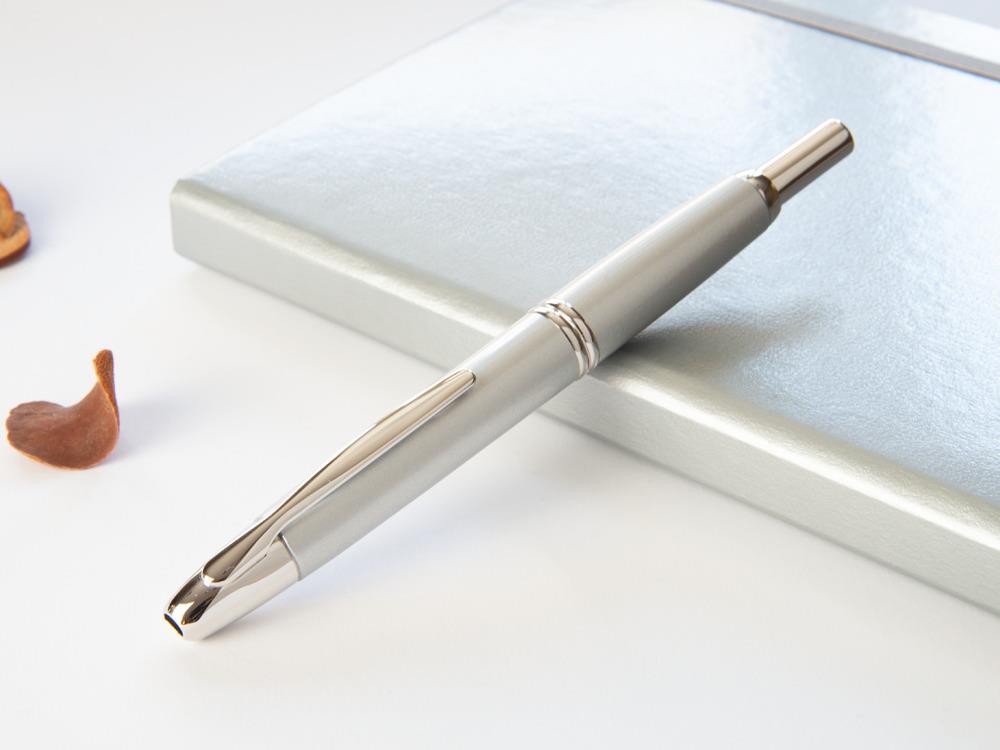 Pilot Capless Retractable Fountain Pen, Chrome, Lacquer