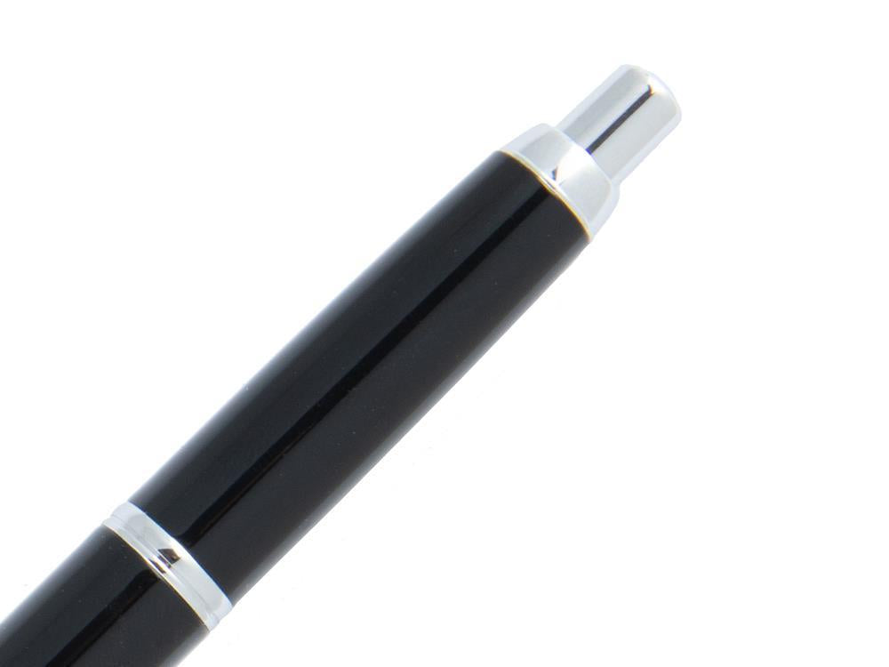 Pilot Capless Decimo Fountain Pen, Chrome trim, Black, FK-1500D-RH-BLACK