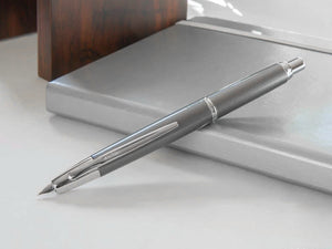 Pilot Capless Decimo Fountain Pen, Lacquer, Grey, FK-1500D-RH-GREY