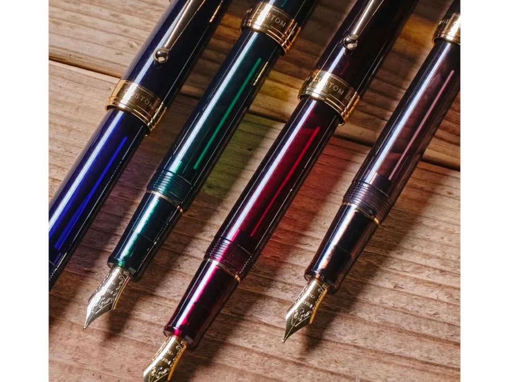 Pilot Custom NS Ruby Red Fountain Pen, Gold plated, FKNS-1-R