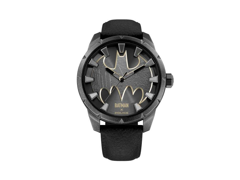 Police Batman The Bat Quartz Watch, 45 mm, Black, PEWGA0075501