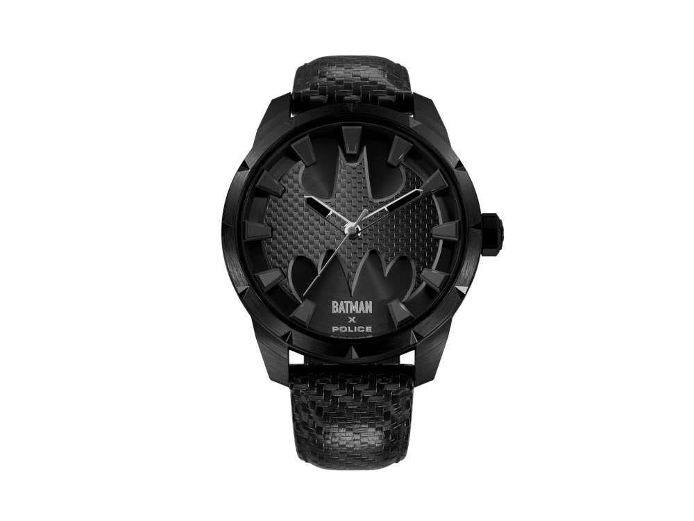 Police Batman The Bat Quartz Watch, 45 mm, Black, PEWGA0075502