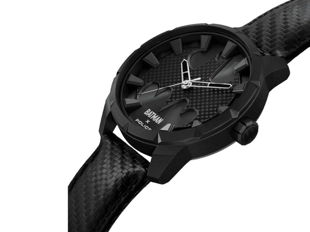 Police Batman The Bat Quartz Watch, 45 mm, Black, PEWGA0075502