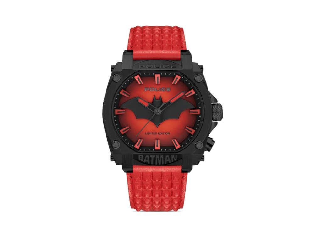 Police Forever Batman Quartz Watch, Red, Limited Edition, PEWGD0022604