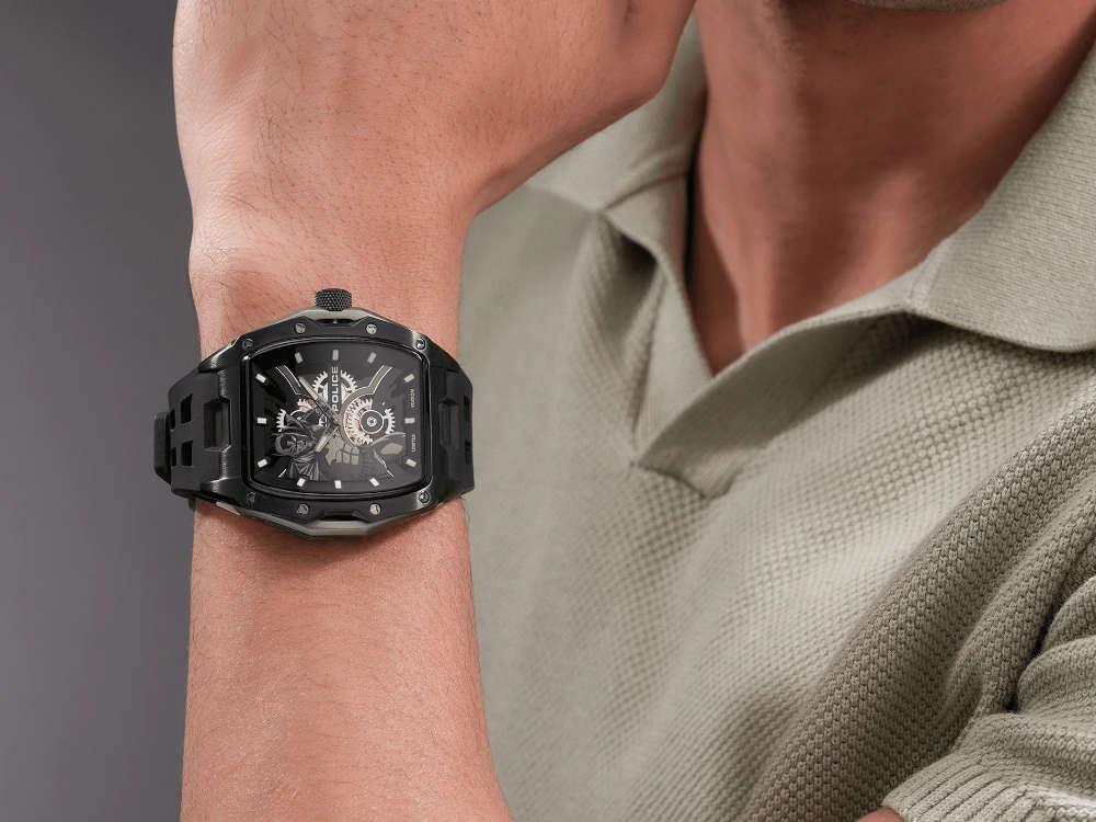 Police Batman Gotham Quartz Watch, 44.5 mm, Black, Limited Edition, PEWGM0075301