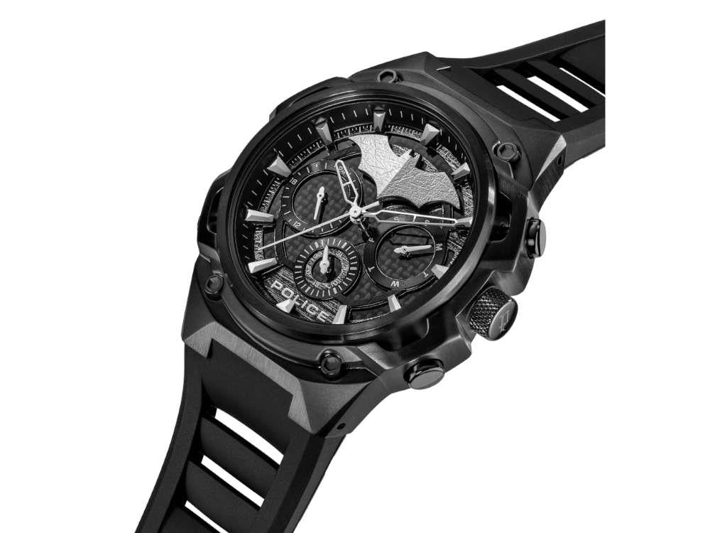 Police Crusader Quartz Watch & Batarang Bracelet Set Limited Ed. PEWGQ0089901