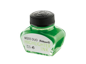 Pelikan Ink Bottle for M205, 30ml., Fluorescent Green, Crystal
