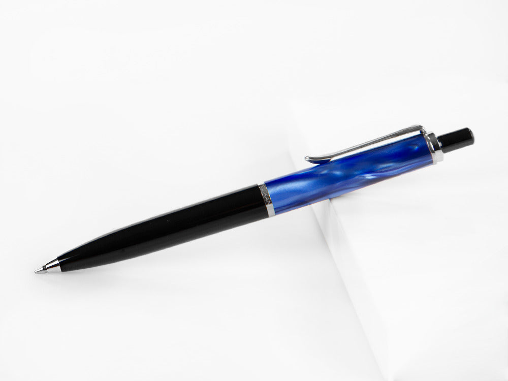 Pelikan Classic K205 Ballpoint pen, Blue Marble, Resin, Chrome trim, 801997