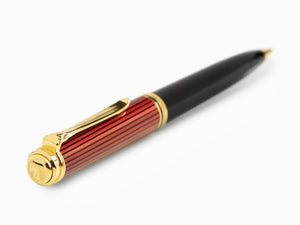 Pelikan Souverän 800 Black-Red Ballpoint pen, Resin, 816595KIT