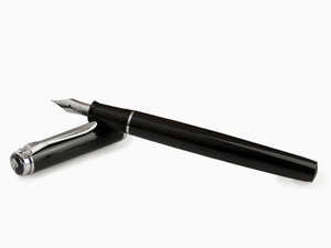 Pelikan Classic P205 Fountain Pen, Black, Chrome trim, 930859