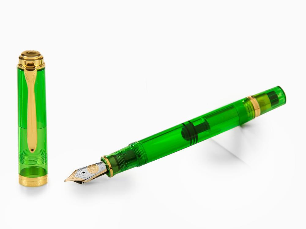 Pelikan Souverän M800 Green Demonstrator Fountain Pen, Special, 821452