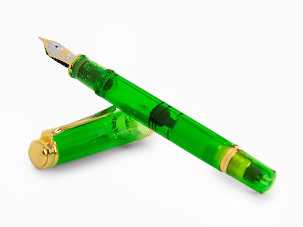 Pelikan Souverän M800 Green Demonstrator Fountain Pen, Special, 821452