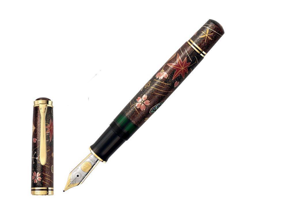 Pelikan Maki-e Four Seasons Lucky Charm Fountain Pen, Limited Ed, 829007