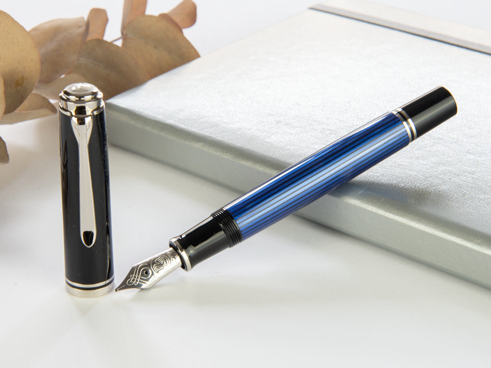 Pelikan Fountain Pen Souverän M805 Series - Black/Blue, 933630